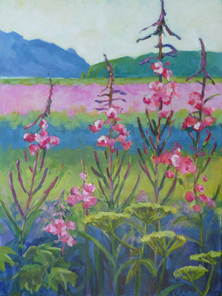 Fireweed and Douglas Island